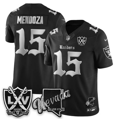 LVR Fernando Mendoza No.1 #15 Gothic Edition Jersey - Stitched V2-NQD