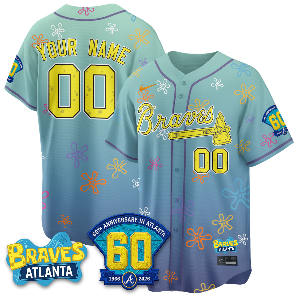 ATL x SBSP Limited Vapor Custom Jersey- Stitched