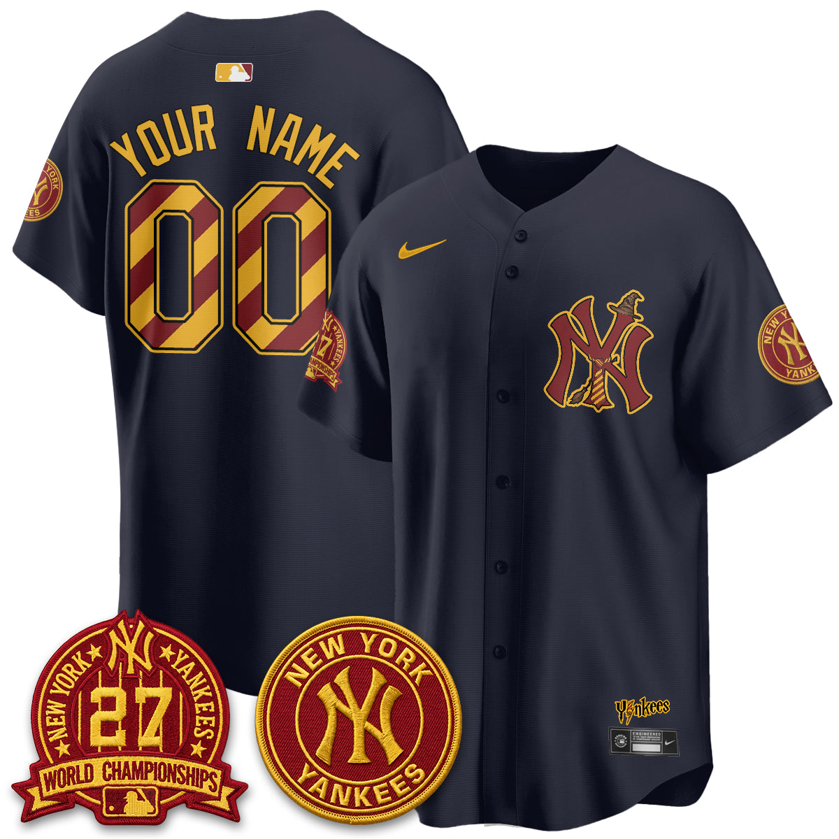 New York Yankees x HP 25 Years of Magic Vapor Limited Custom Jersey - Stitched