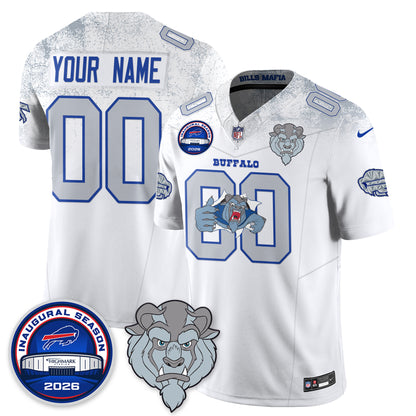 Buffalo Bills x Hairy Blue Beast Edition Vapor Jersey - Stitched