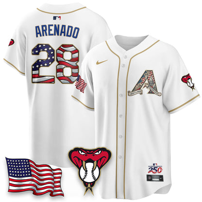 ARI 2026 Independence Day USA Vapor Limited Jersey - Stitched-NQD