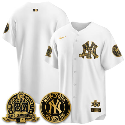 NYY Fourth of July USA Vapor Limited Jersey - Stitched-NQD