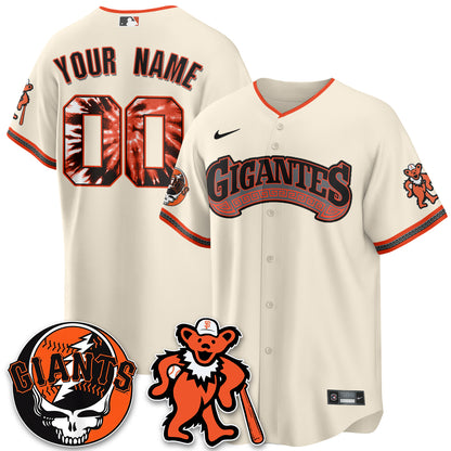 SF x Grateful Dead Vapor Custom Jersey - Stitched