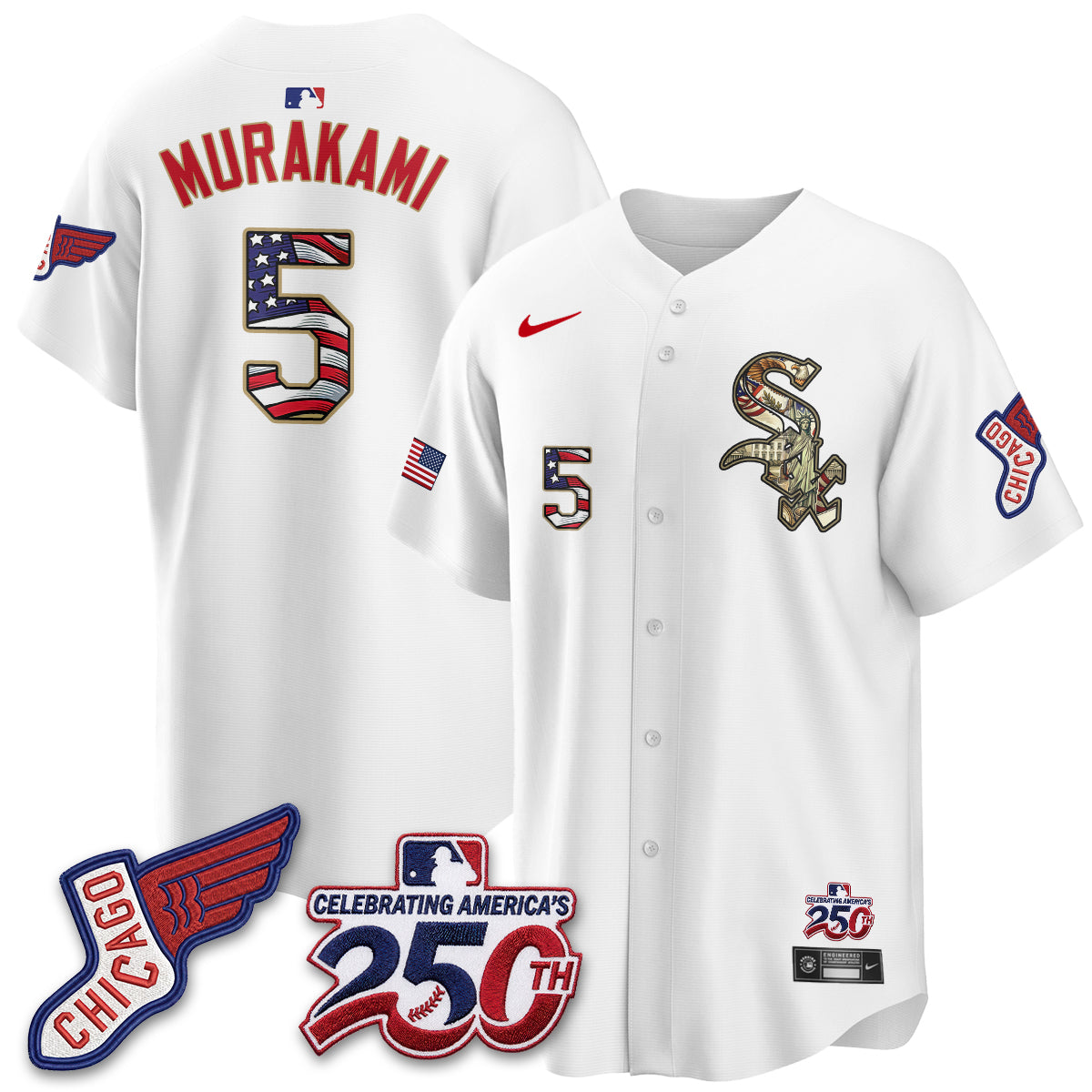 CWS 2026 Independence Day USA Vapor Jersey - Stitched-NQD