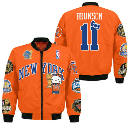 NYK 2026 NBA Finals Champions Limited Edition Bomber Jacket V3- Printed