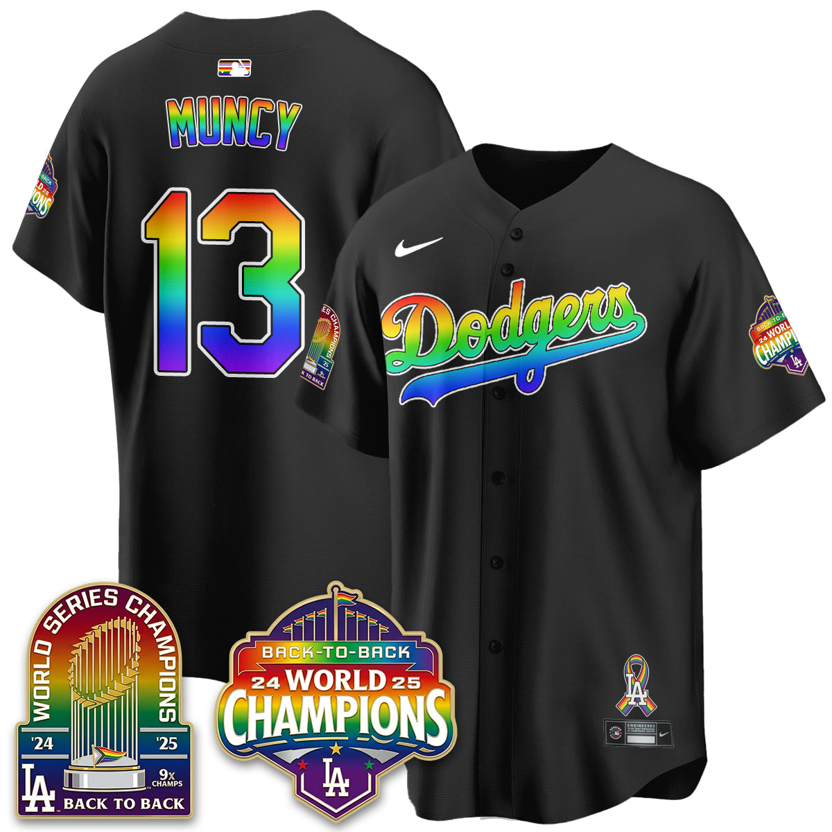 LAD Happy Pride Month Vapor Jersey - Stitched