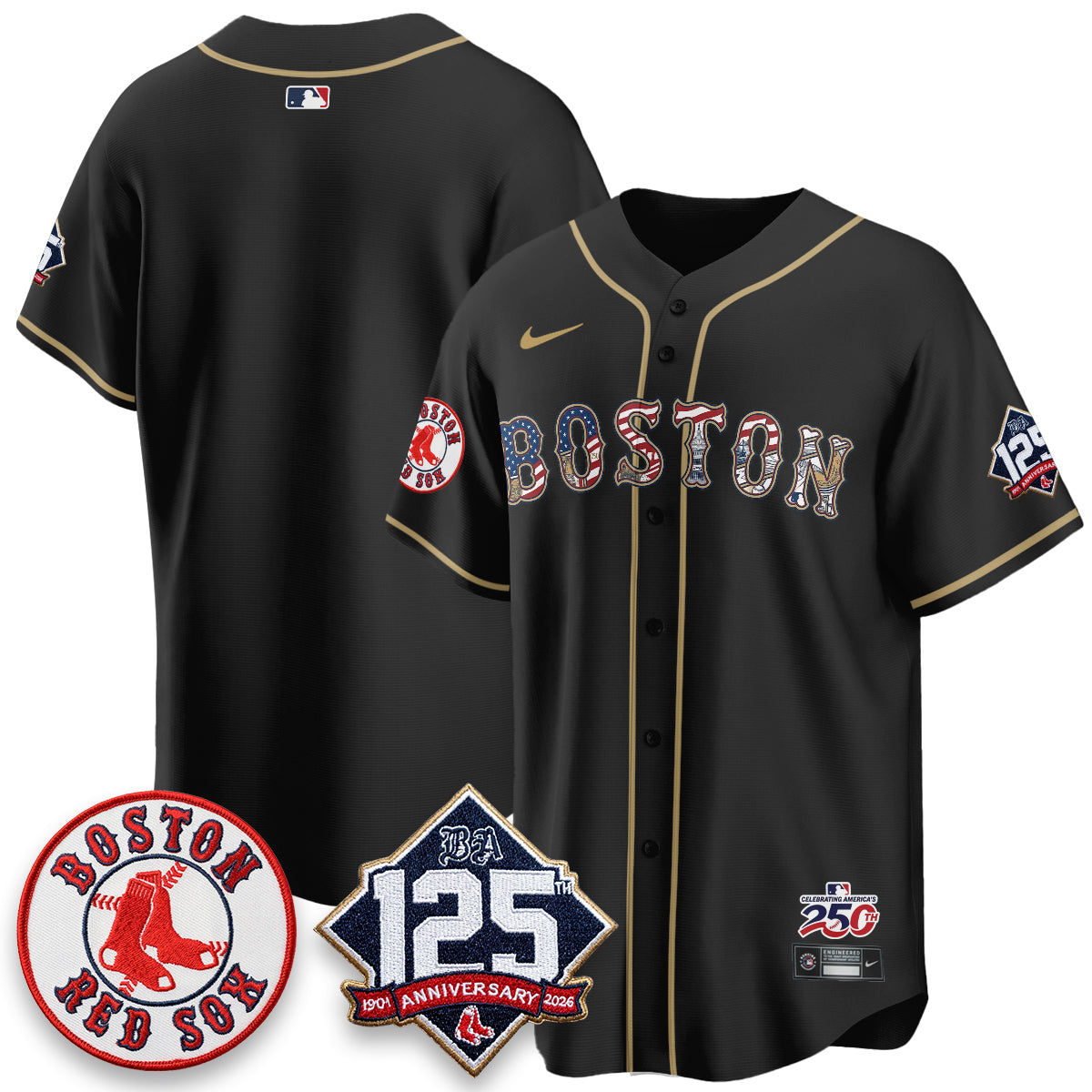 BOS 2026 Independence Day USA Vapor Limited Jersey - Stitched-NQD