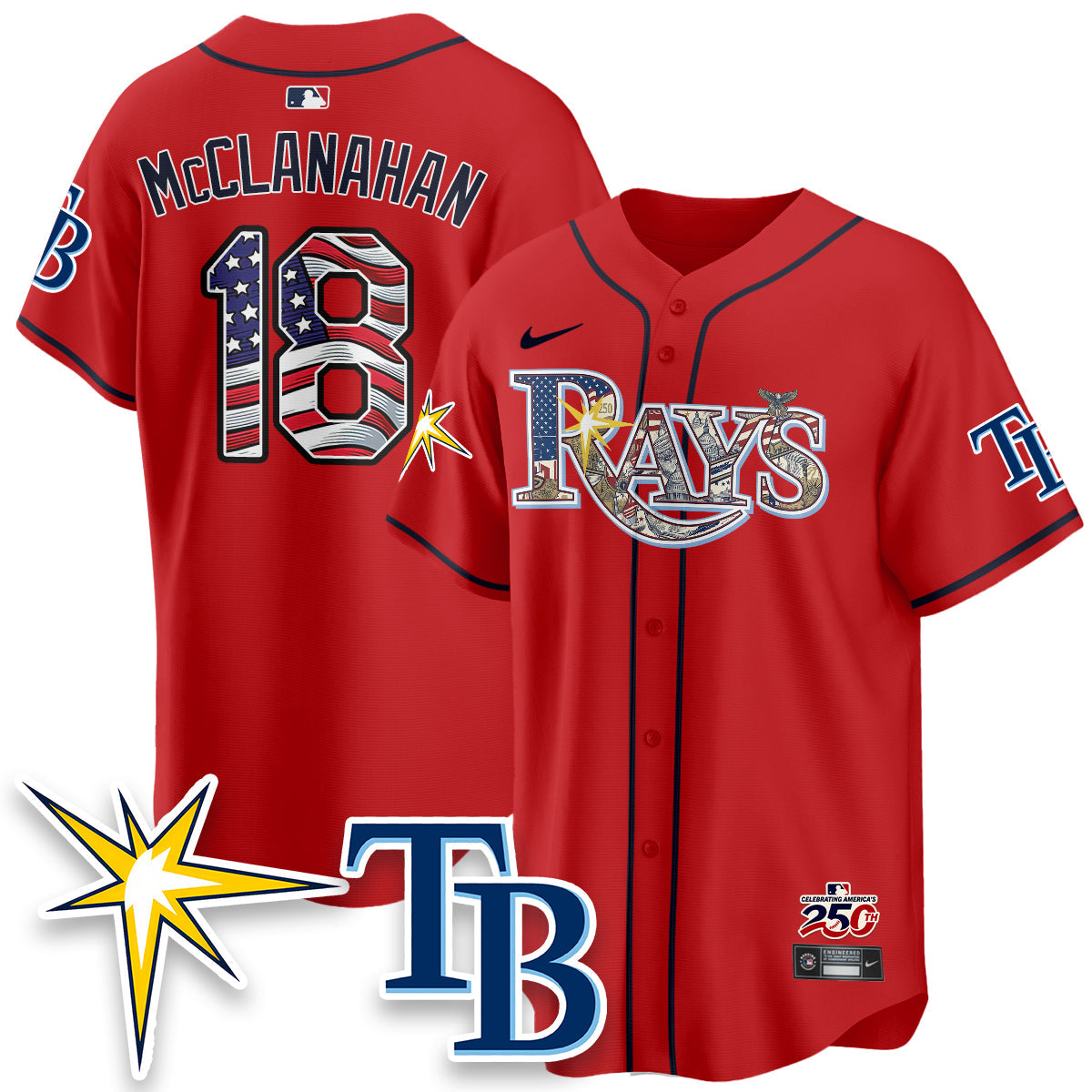TB Independence Day USA 2026 Vapor Limited Jersey - Stitched-NQD