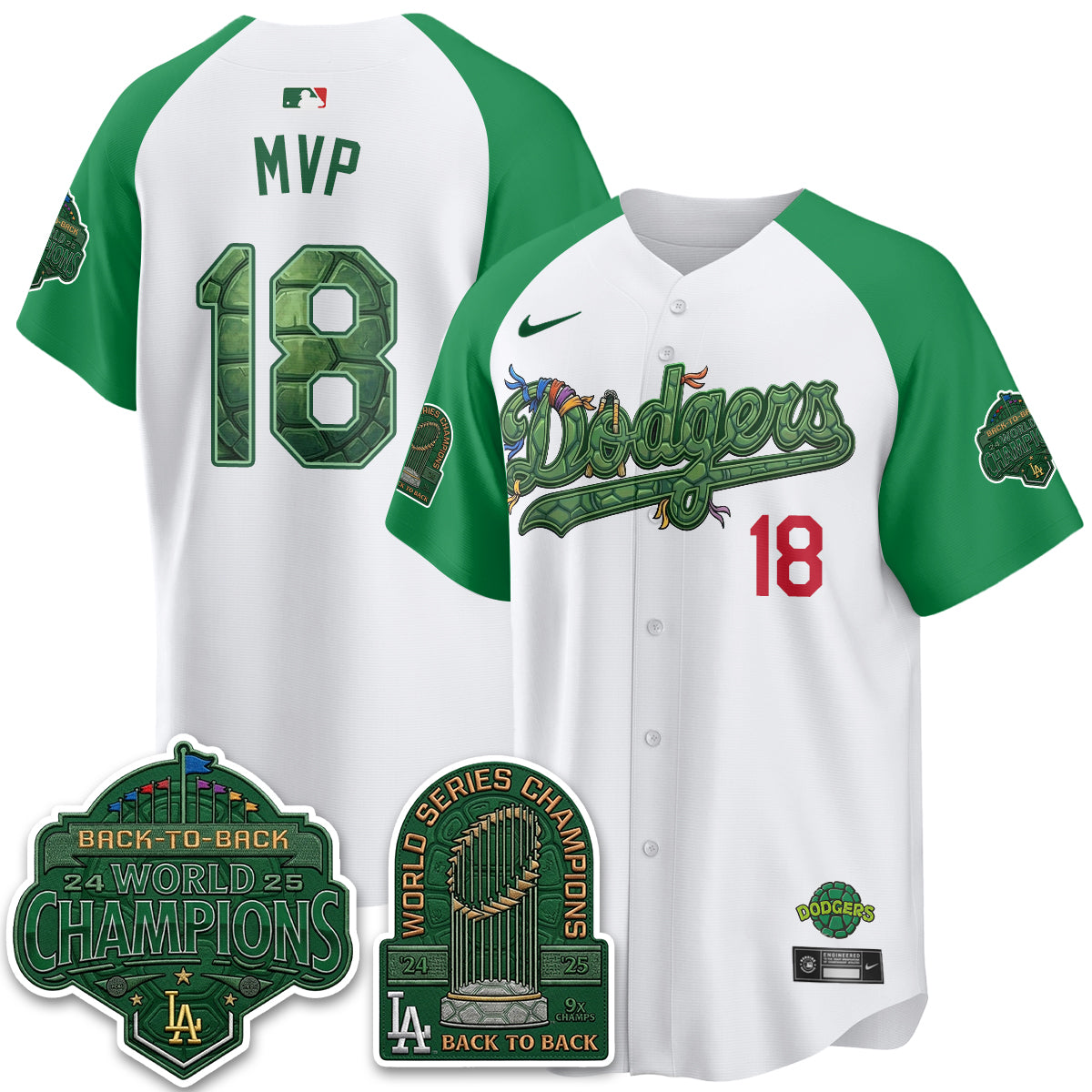 LAD x TMNT 2026 Vapor Jersey - Stitched-NQD