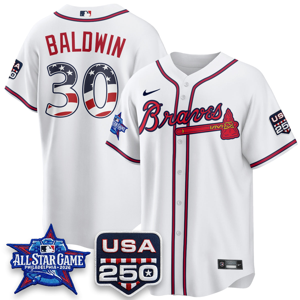 ATL 2026 All Star Game Vapor Jersey- Stitched