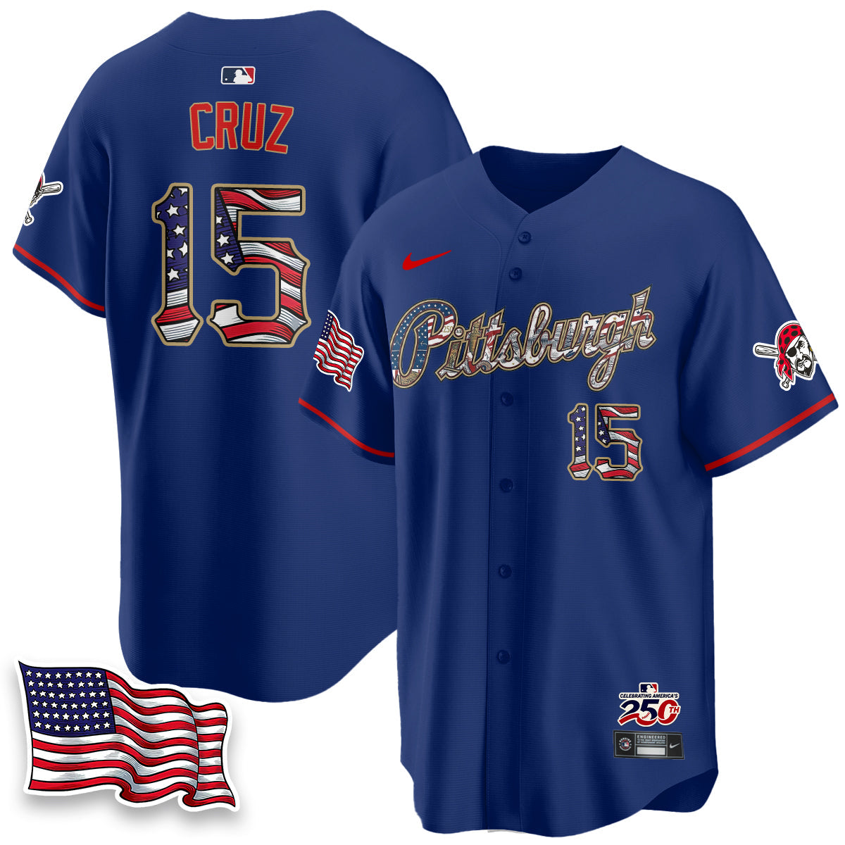 PIT 2026 Independence Day USA Vapor Limited Jersey - Stitched-NQD