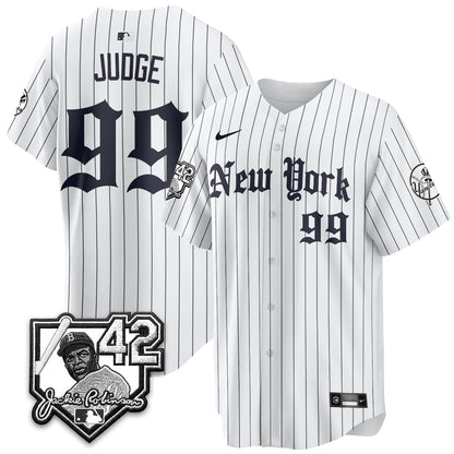 NYY 2026 Jackie Robinson Day Gothic Vapor Limited Jersey - Stitched-NQD