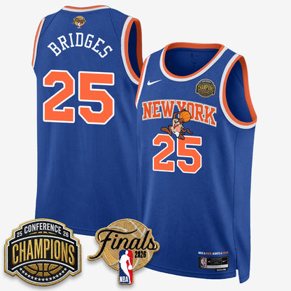 NYK 2026 NBA Eastern Conference Champions x Bunny Vapor Jersey V2- Stitched-NQD