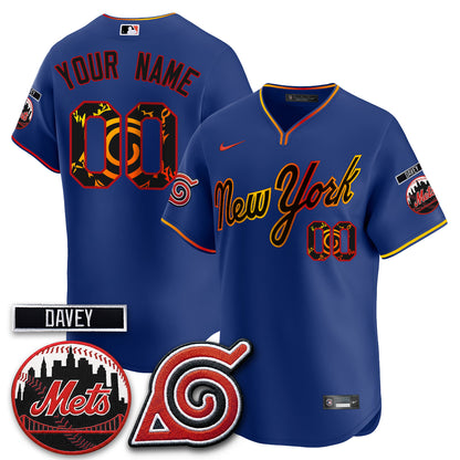 NYM x Naruto Nights 2026 Vapor Limited Custom Jersey - All Stitched V3