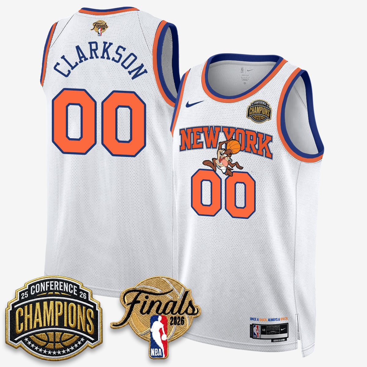 NYK 2026 NBA Eastern Conference Champions x Bunny Vapor Jersey V2- Stitched-NQD