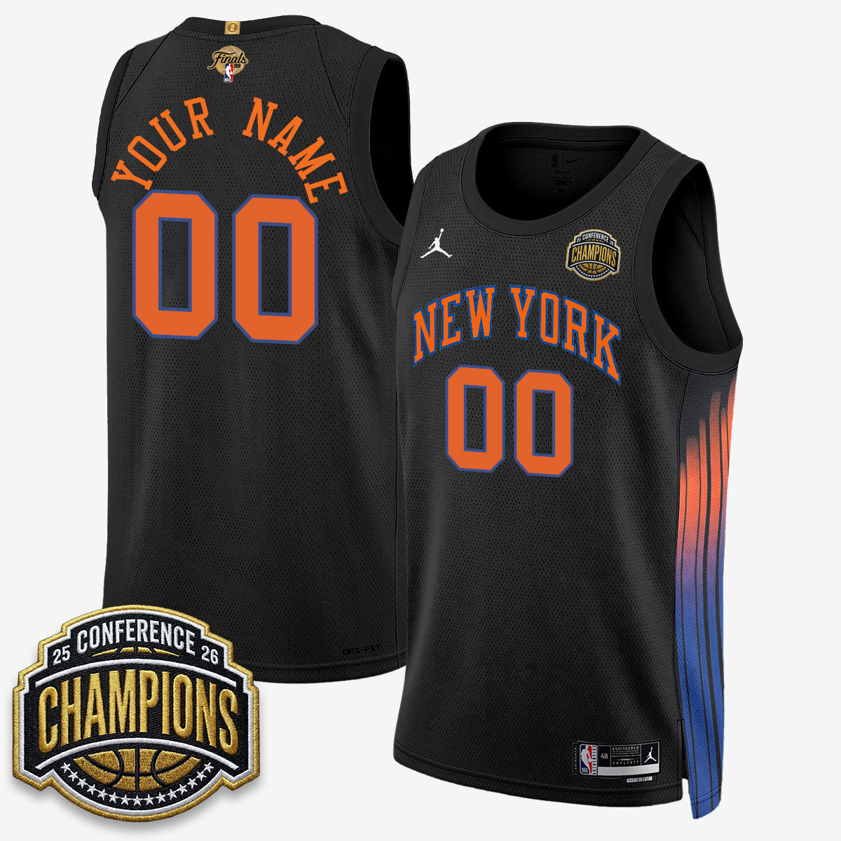 New York Knicks 2026 NBA Finals City Edition Custom Jersey V3- Stitched