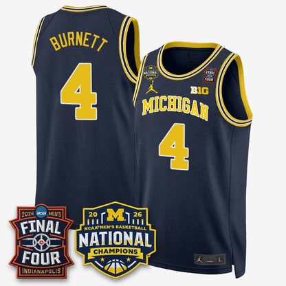 MICH 2026 NCAA Basketball Champions Limited Jersey - Stitched-NQD