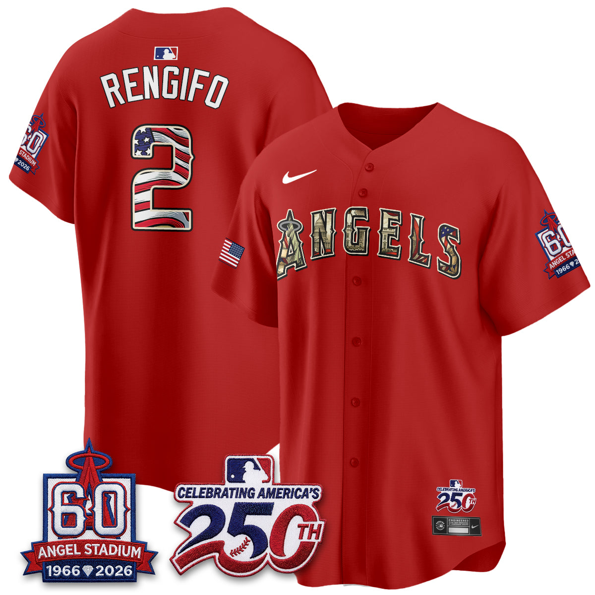 LAA 2026 Independence Day USA Vapor Limited Jersey - Stitched-NQD