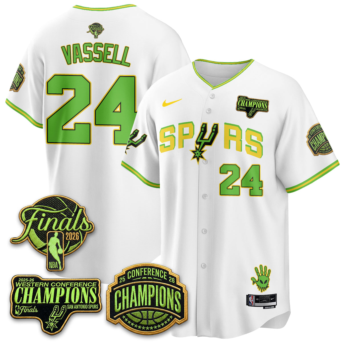 SAS 2026 Basketball Alien Style Vapor Jersey - Stitched
