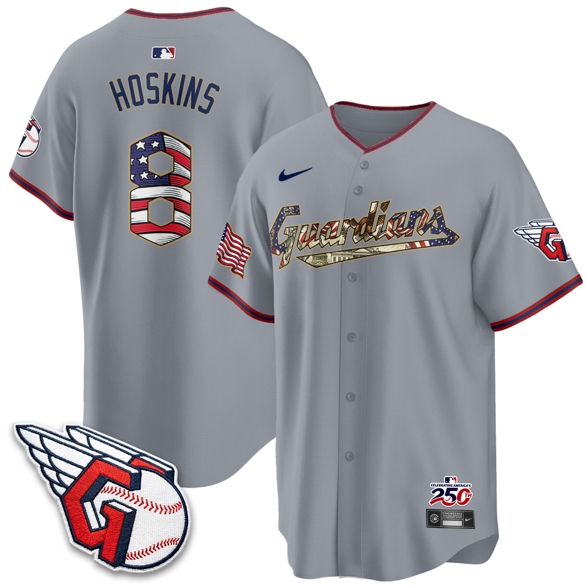 CLE 2026 Independence Day USA Vapor Jersey - Stitched-NQD