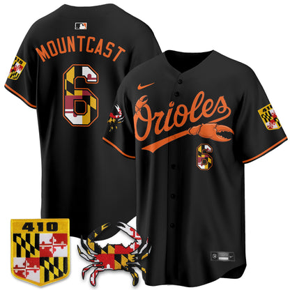 Baltimore Orioles Crab x Maryland Vapor Limited Jersey - Stitched-NQD