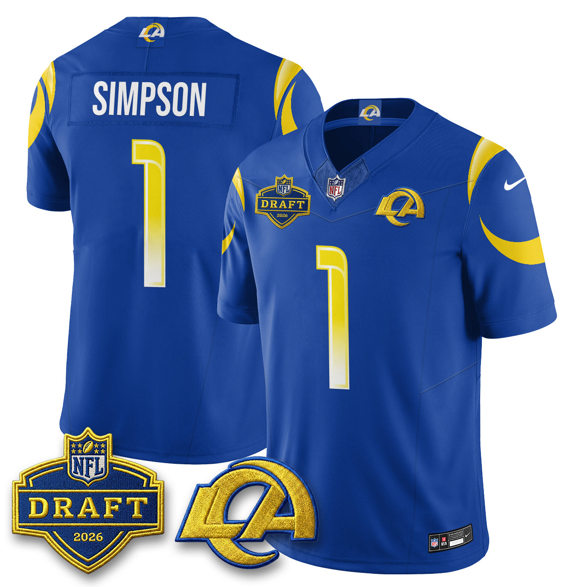 LAR 2026 NFL Draft Jersey - Stitched-NQD