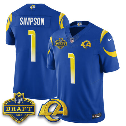 LAR 2026 NFL Draft Jersey - Stitched-NQD