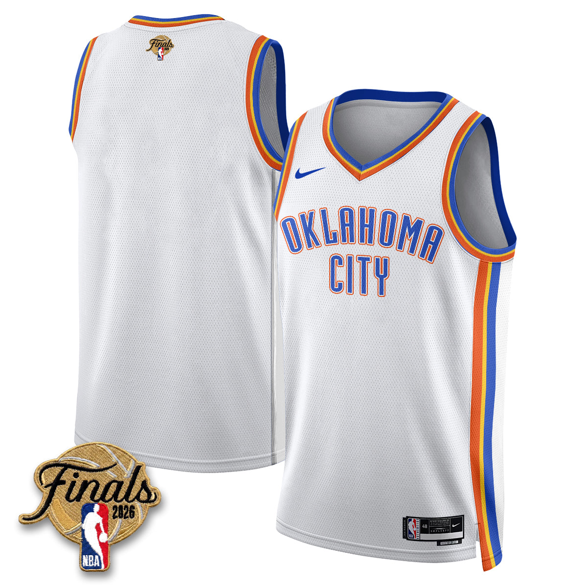 OKC 2026 NBA Western Conference Champions Vapor Jersey V2- Stitched-NQD