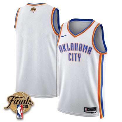 OKC 2026 NBA Western Conference Champions Vapor Jersey V2- Stitched-NQD