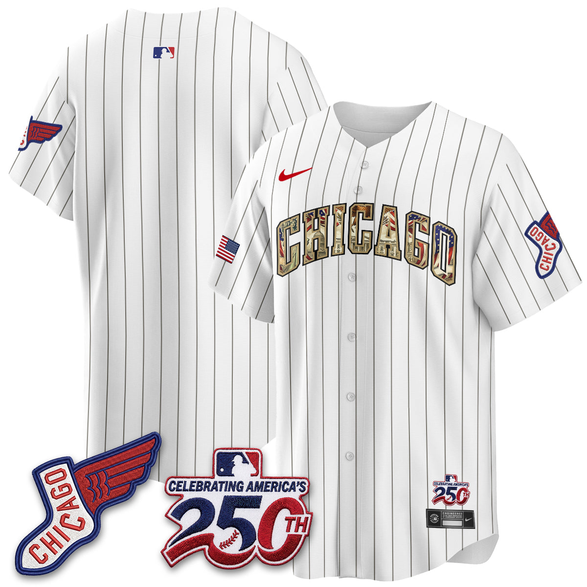 CWS 2026 Independence Day USA Vapor Jersey - Stitched-NQD