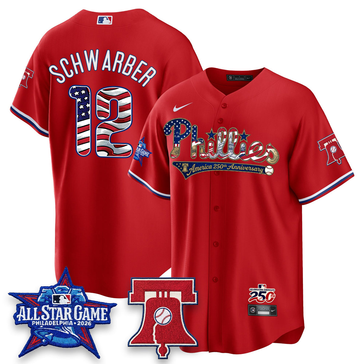PHI 2026 Independence Day USA Vapor Limited Jersey - Stitched-DQM