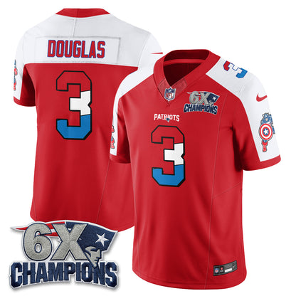 New England Patriots x Vibranium Shield Edition Vapor Jersey V2 - Stitched