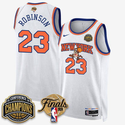 NYK 2026 NBA Eastern Conference Champions x Looney Tunes Vapor Jersey V2- Stitched-NQD