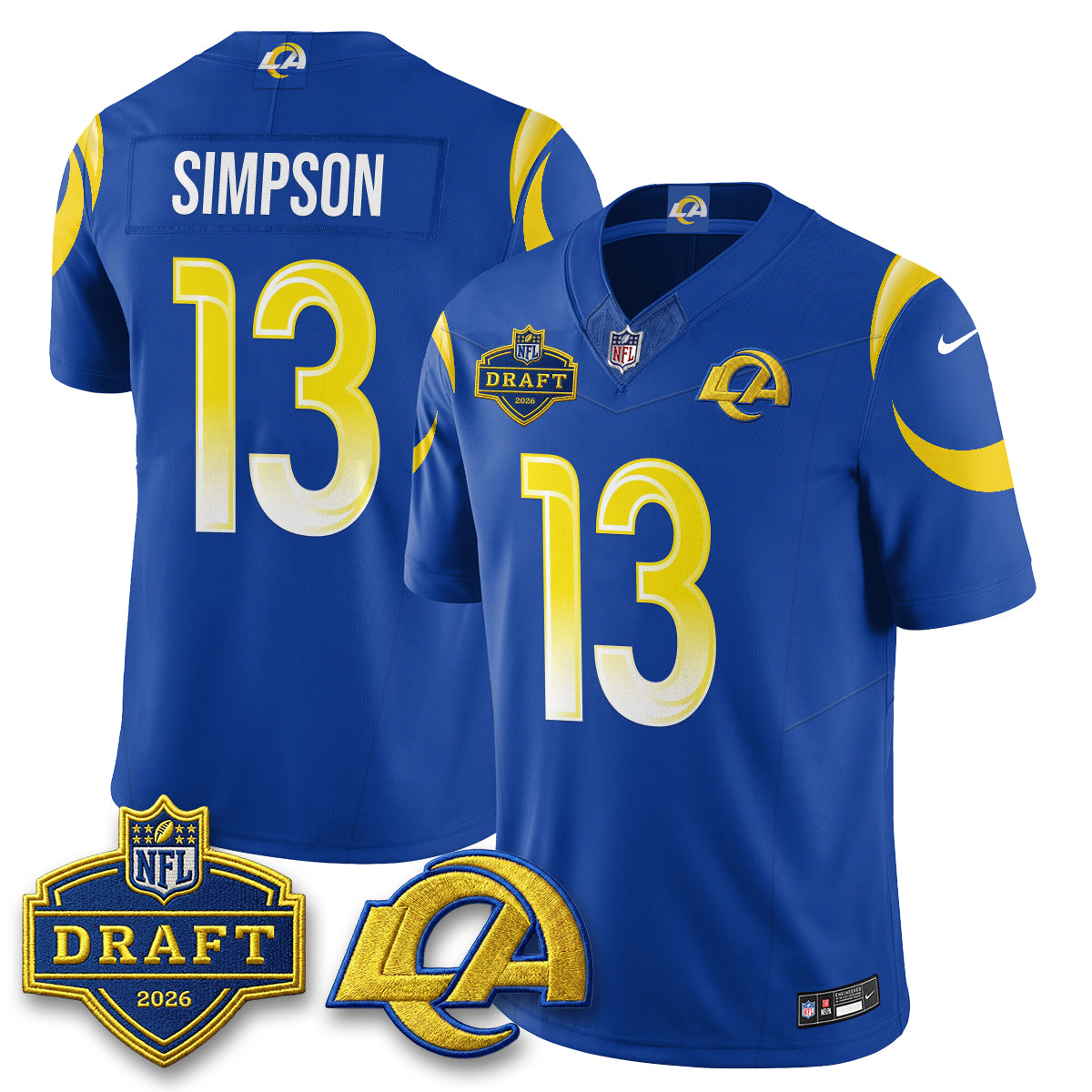 LAR 2026 NFL Draft Jersey - Stitched-NQD