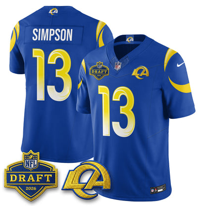 LAR 2026 NFL Draft Jersey - Stitched-NQD