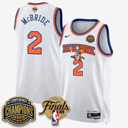 NYK 2026 NBA Eastern Conference Champions x Looney Tunes Vapor Jersey V2- Stitched-NQD