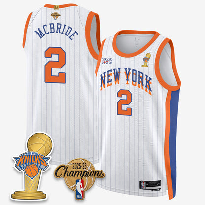 NYK 2026 Basketball Champions Vapor Jersey - Stitched-NQD