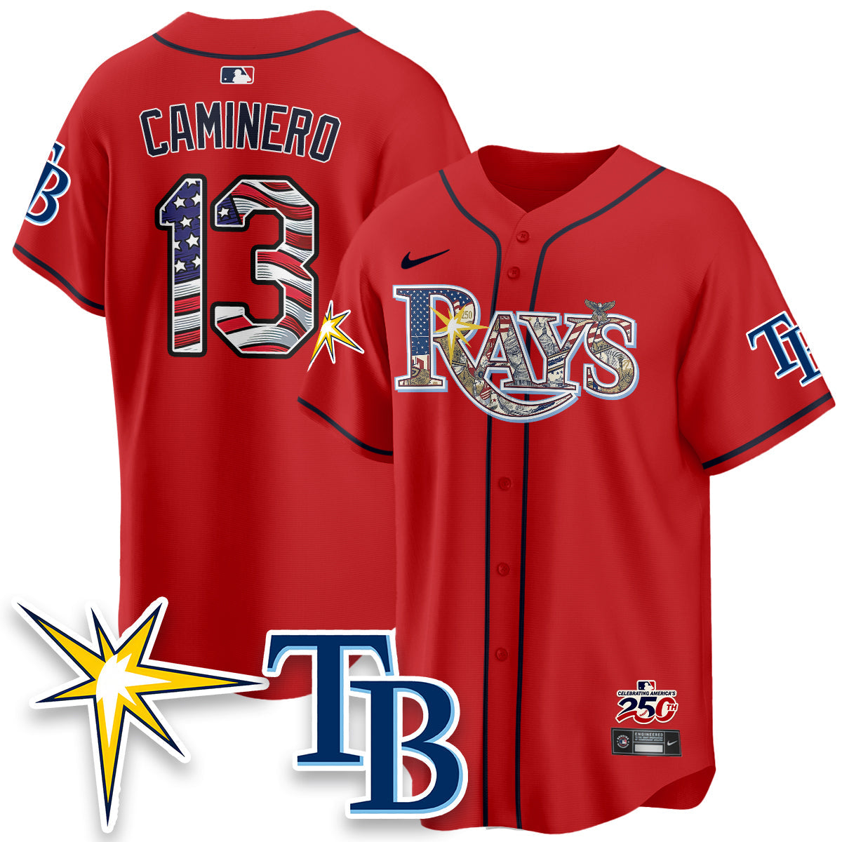 TB Independence Day USA 2026 Vapor Limited Jersey - Stitched-NQD