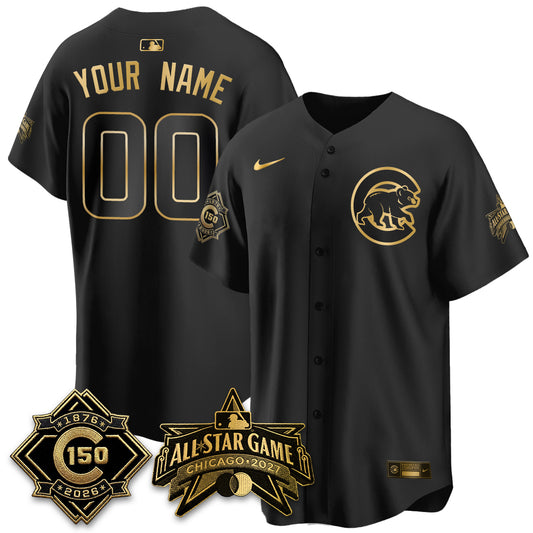 CHC 2027 All Star Game Gold Edition Vapor Custom Jersey - Stitched