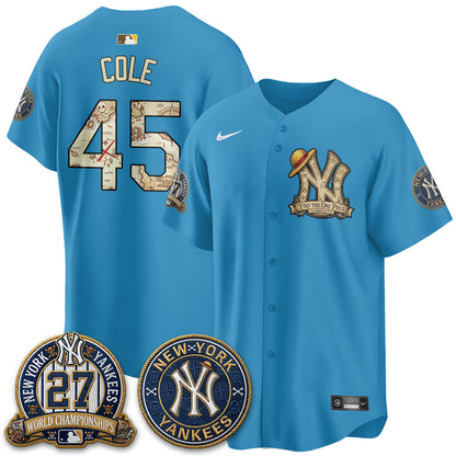 NYY x OP Japanese Cartoon Limited Jersey -  Stitched-NQD