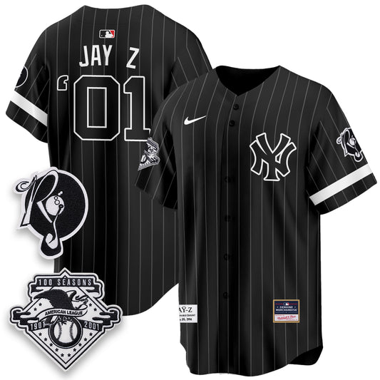 NYY x Jay Z Edition Vapor Jersey - Stitched-NQD
