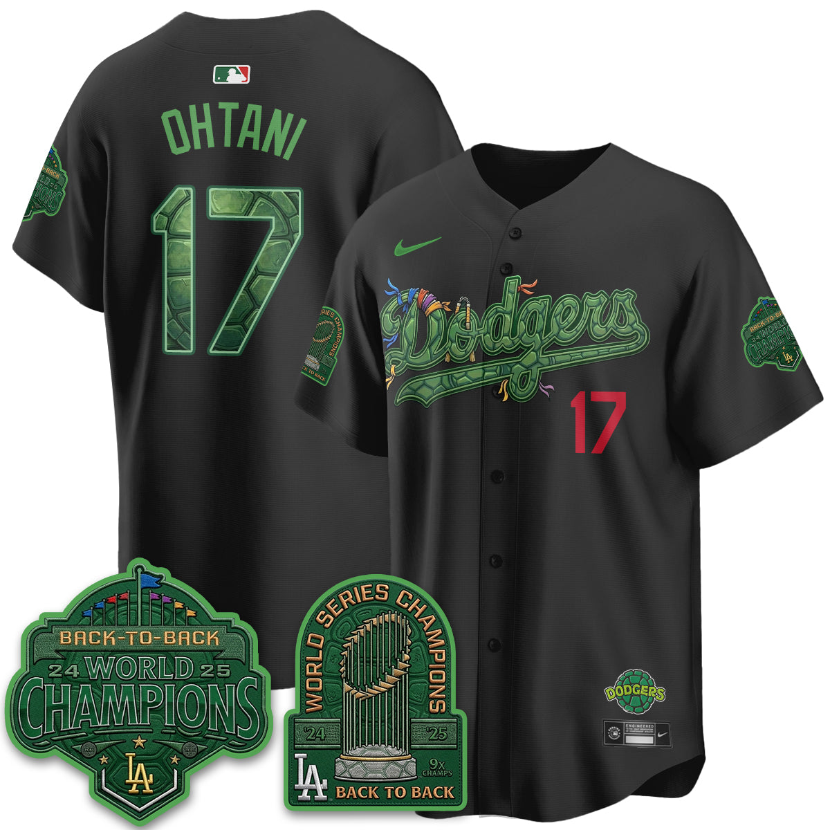LAD x TMNT 2026 Vapor Jersey - Stitched-NQD