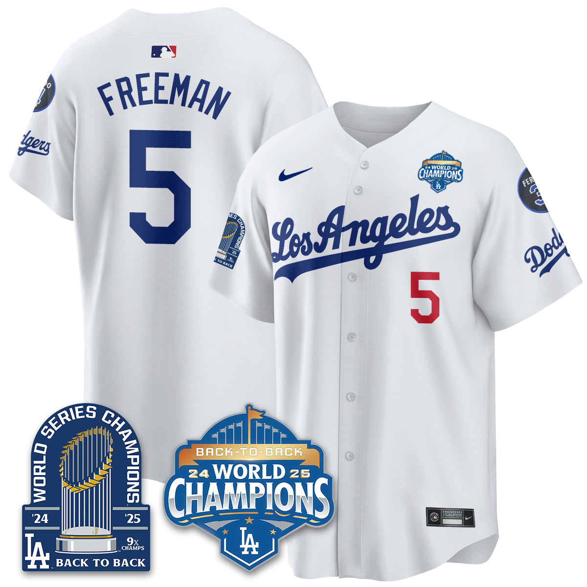 LAD Alternate  Vapor Limited Jersey - 9x Champs - All Stitched