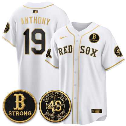 BOS Tim Wakefield Memorial Patch Vaper Premier Limited Jersey - All Stitched V2