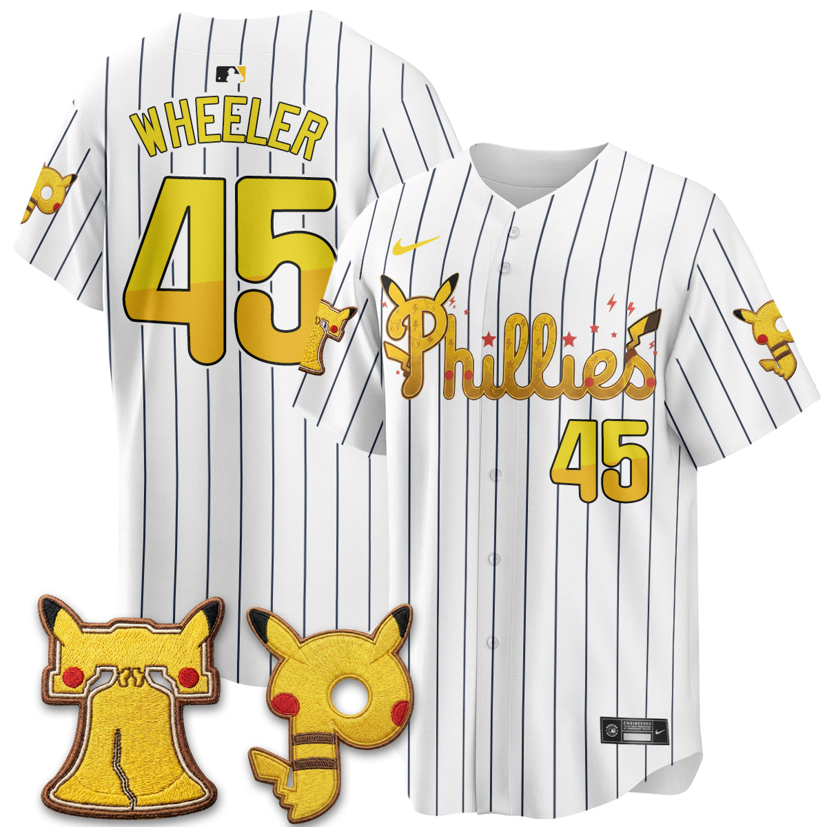 Philadelphia Phillies x PKM Edition Vapor Limited Jersey - Stitched-NQD