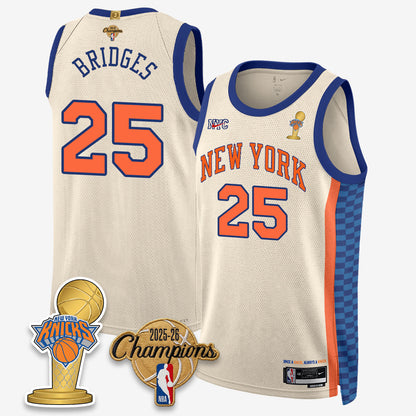 NYK 2026 Basketball Champions Vapor Jersey - Stitched-NQD