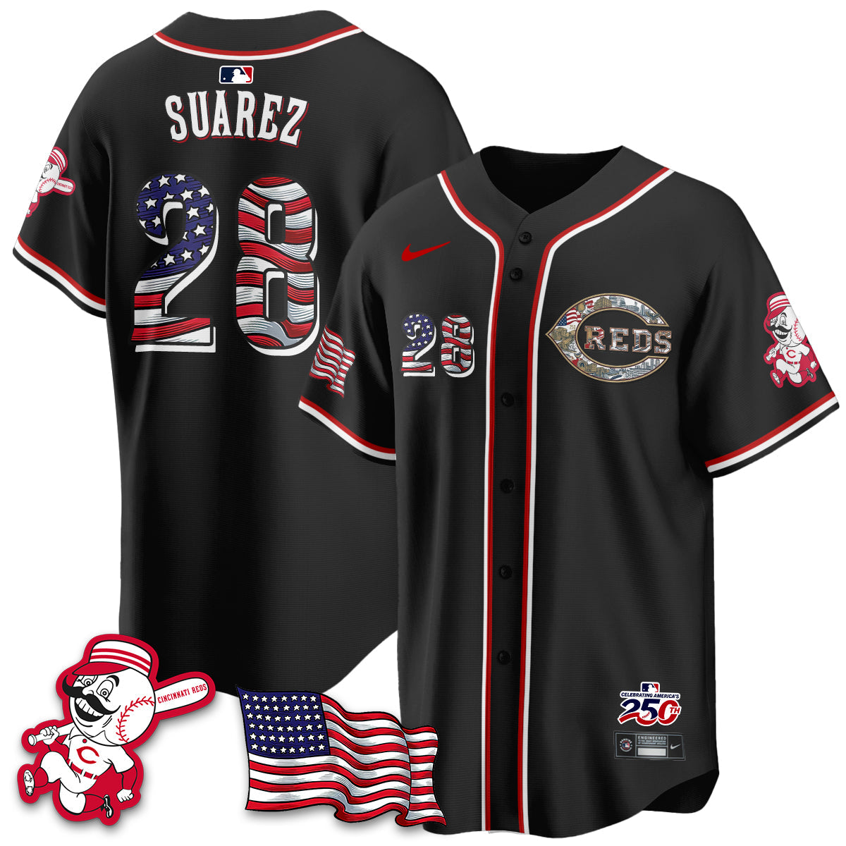 CIN 2026 Independence Day USA Vapor Limited Jersey - Stitched-NQD