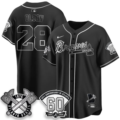 ATL 60th Anniversary Special Edition Vapor Limited Jersey - All Stitched