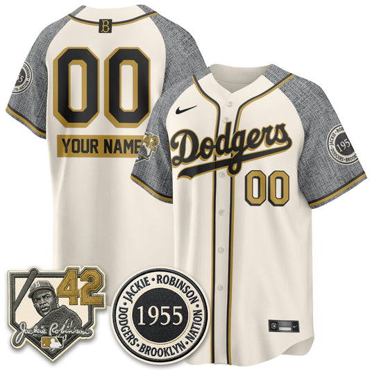 LAD 2026 New Era Jackie Robinson Vapor Limited Custom Jersey -  All Stitched