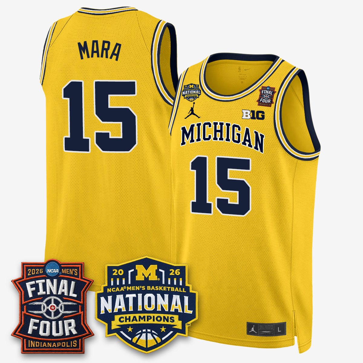 MICH 2026 NCAA Basketball Champions Limited Jersey - Stitched-NQD